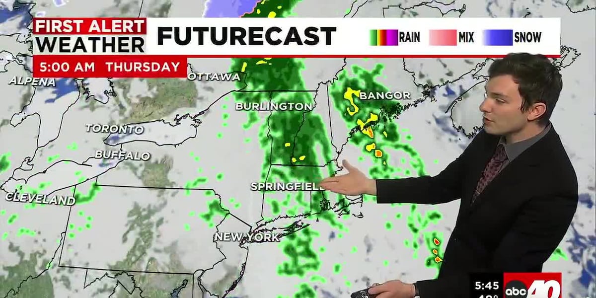 Cloudy, Cool & Damp Thursday