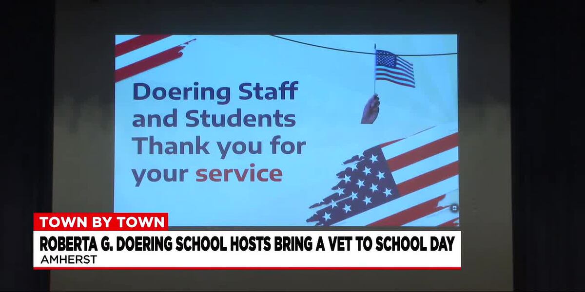 Roberta G. Doering School hosts Bring a Vet to School Day