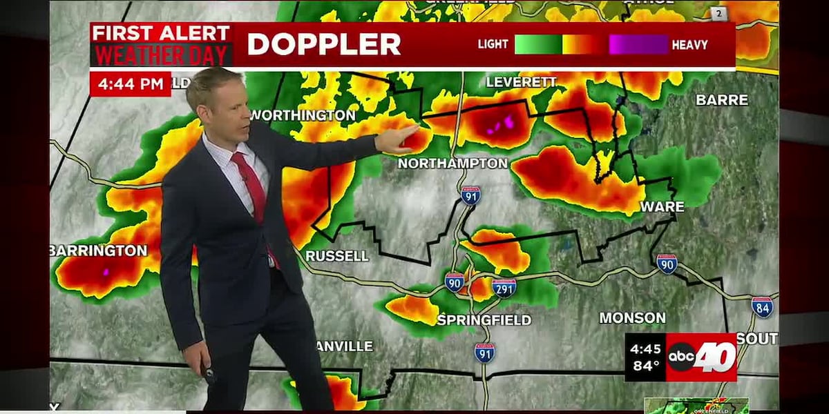 Tornado Warning issued for part of western Massachusetts