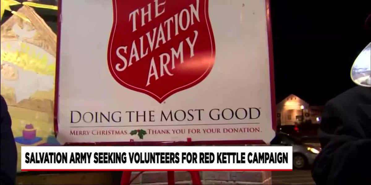 Salvation Army seeking volunteers for Red Kettle campaign
