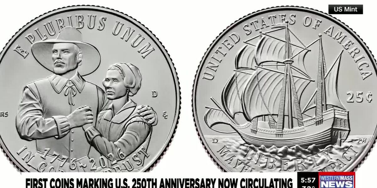 First coins marking the United States 250th Anniversary now circulating