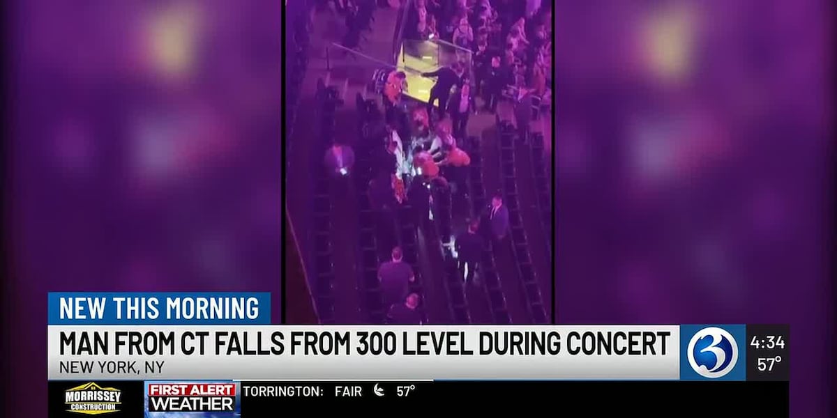 Niantic man falls to his death at Madison Square Garden concert, police say