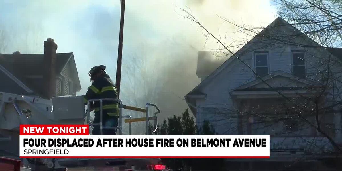 Cheney Rd Springfield Fire 4 people displaced following Springfield fire