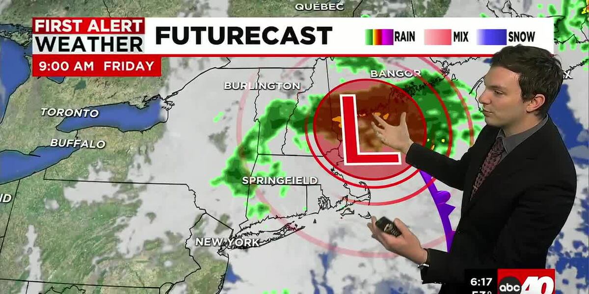 Periods of Rain Thursday