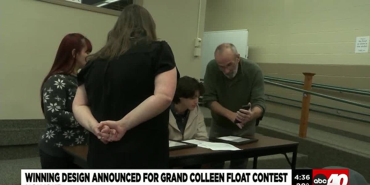 Winning design unveiled for Holyoke Grand Colleen float