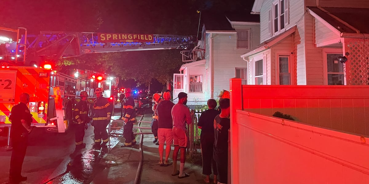 Springfield Firefall Firefighters working to put out structure fire in Springfield