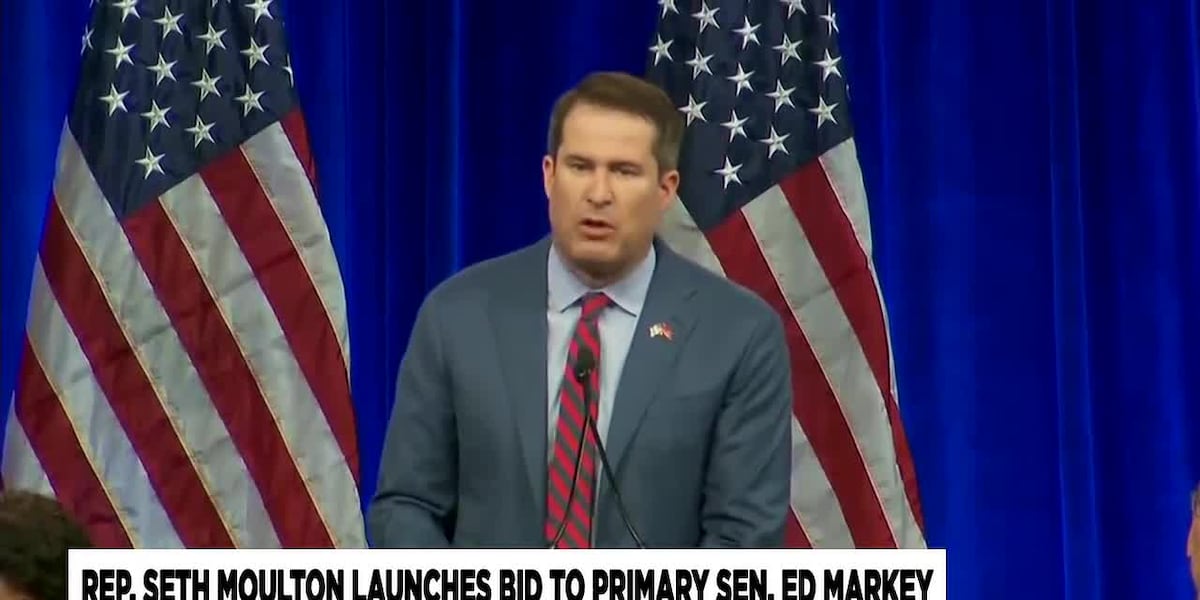 Rep. Moulton challenges Sen. Markey, calls for new generation of Democratic leaders