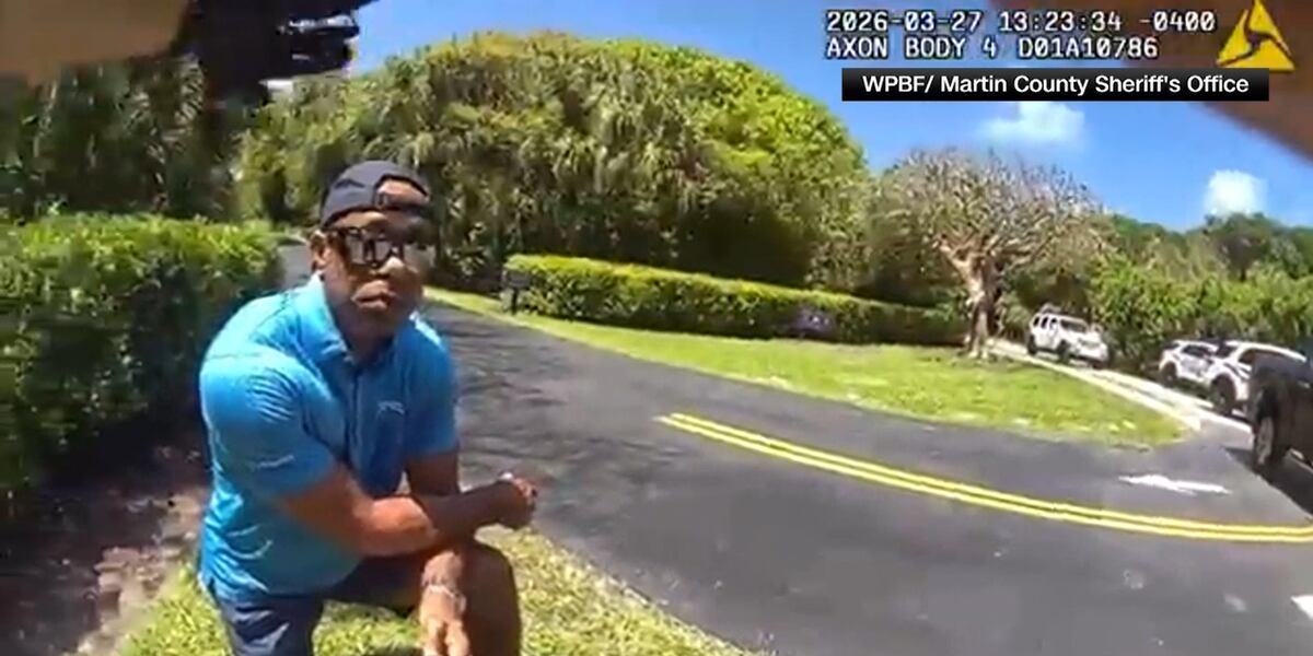 Police release body cam video of Tiger Woods’ arrest after rollover crash