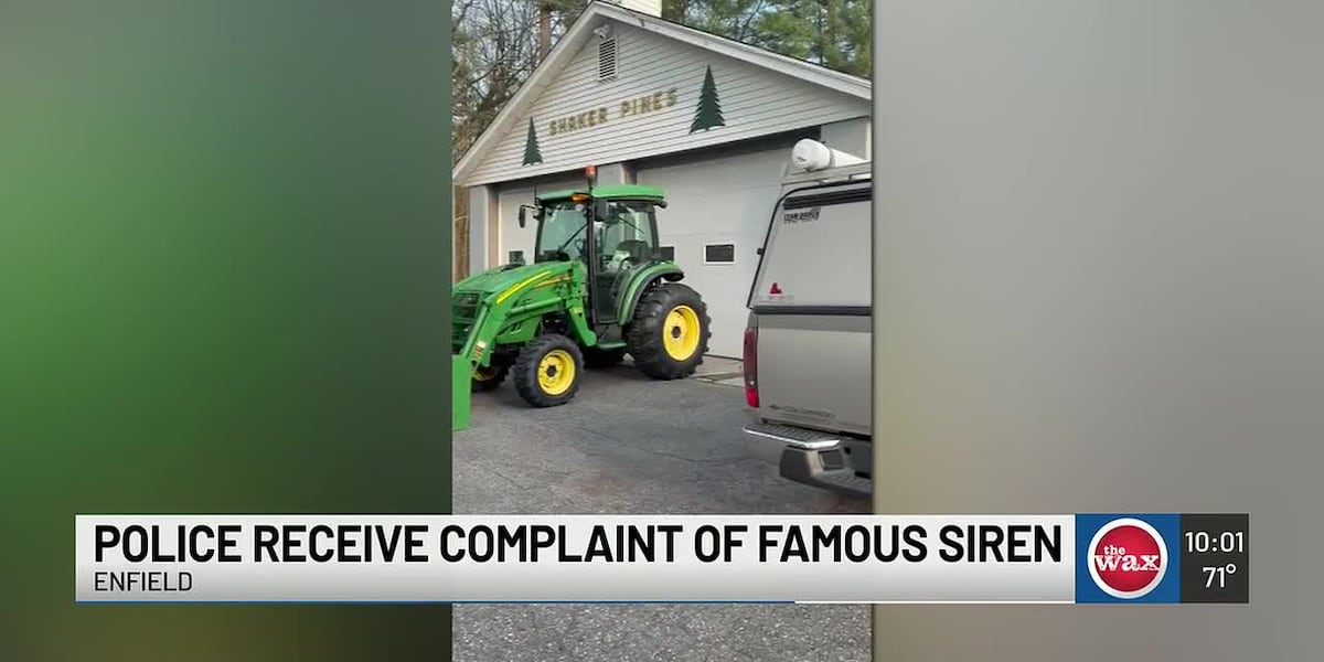 Enfield fire siren silenced after noise complaint