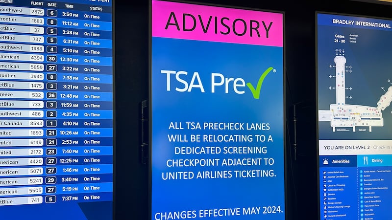 Changes have arrived at Bradley International Airport as it relates to security screenings at...
