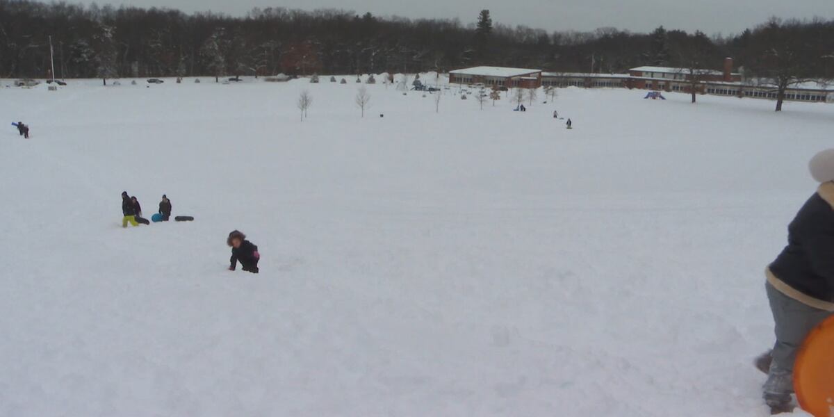 Springfield residents spend the day enjoying the snow
