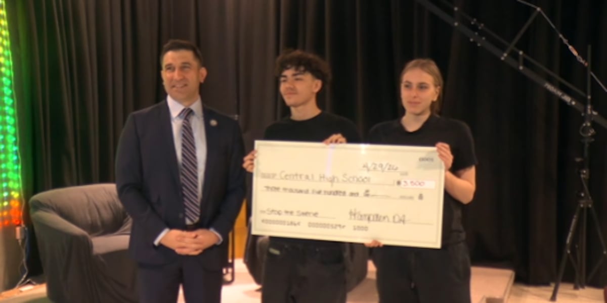 Springfield Central High School wins $3,500 for distracted driving safety video
