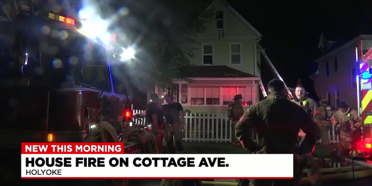 7 displaced after fire breaks out in Holyoke basement
