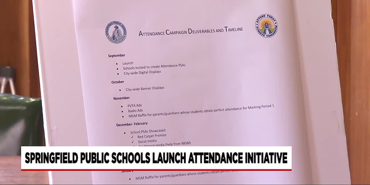 Springfield Rewards New school attendance campaign rewards parents in Springfield