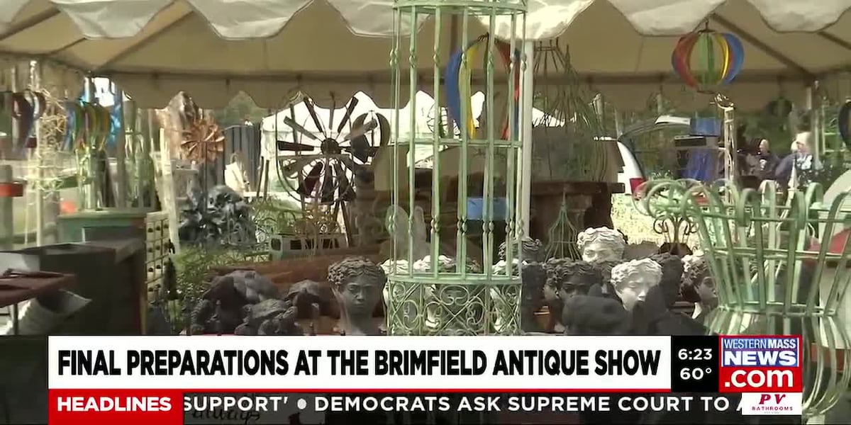 Route 20 overflows with vintage goods during Brimfield Antique Show