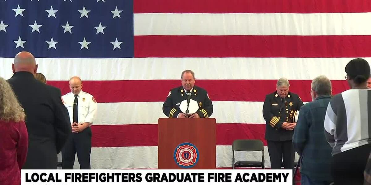 Gradute Fire Engineer Over two dozen firefighters graduate from fire academy