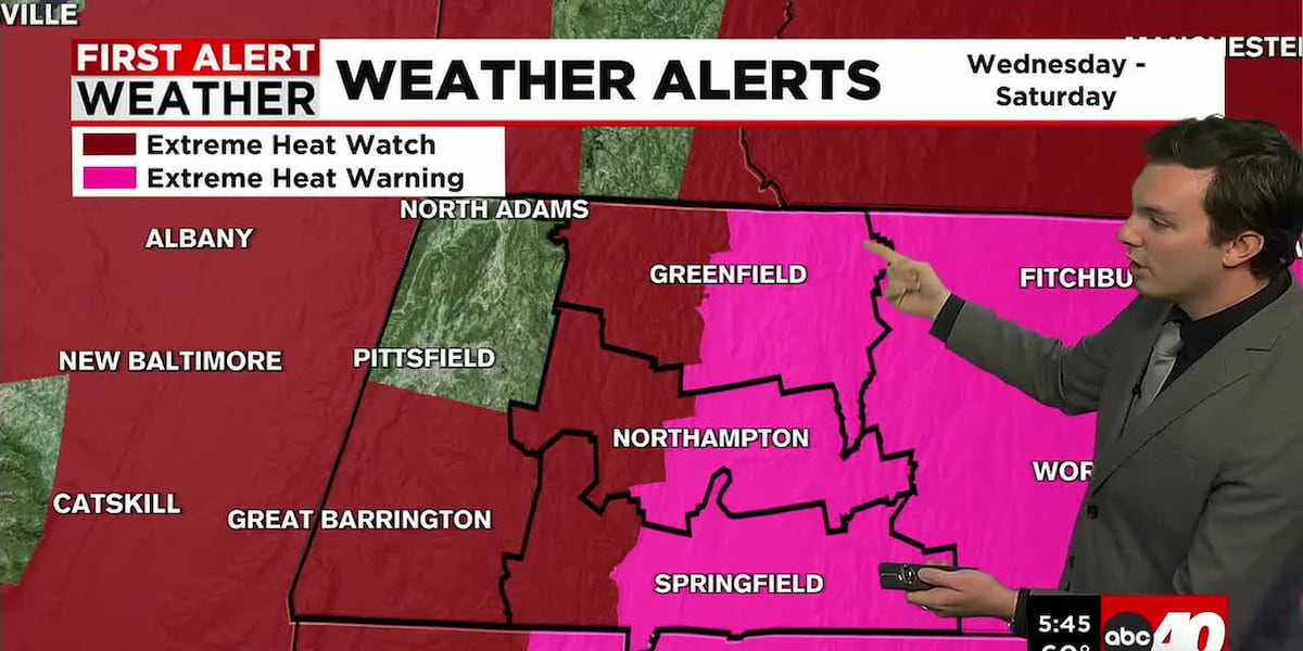 Warm with a Hit or Miss Storm Tuesday, Intense Heat Starts Wednesday