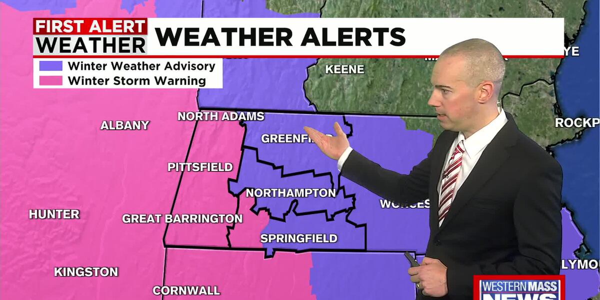 First Alert Weather Friday with Snow Continuing Overnight