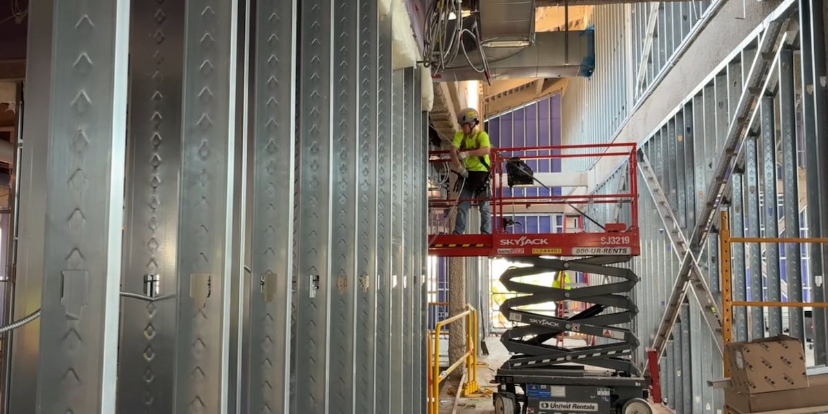An exclusive first look tour of the future Agawam High School