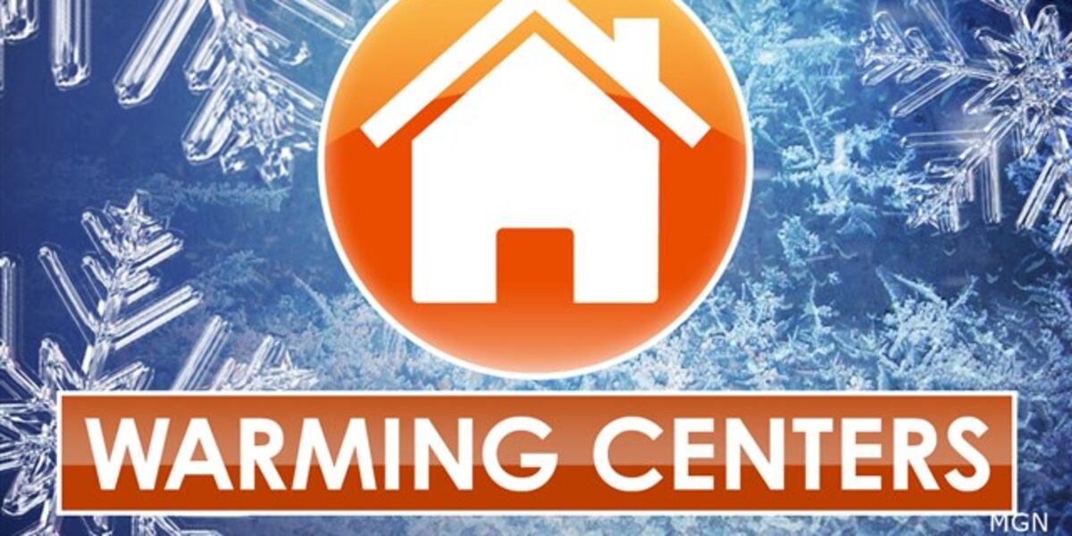 Warming Centers open as the extreme cold nears