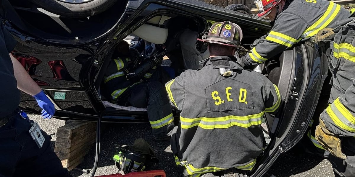 One person recovering following rollover crash on I-291