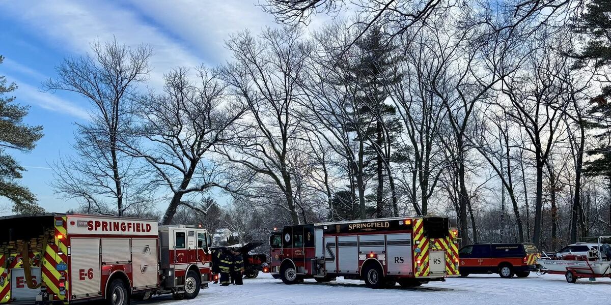 ATV rider safe after falling through ice