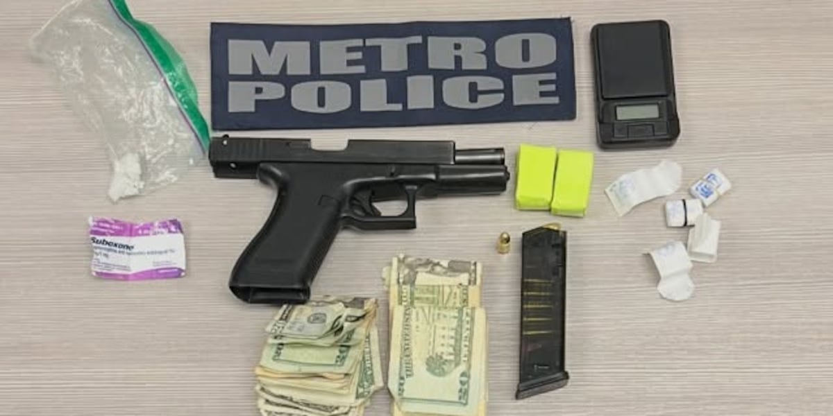 Handgun, drugs seized after traffic stop in Forest Park