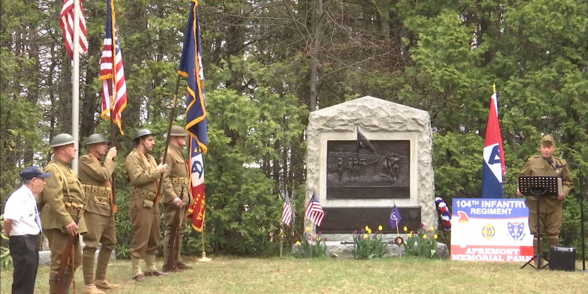 104th Infantry Regiment honored at annual Apremont Day ceremony