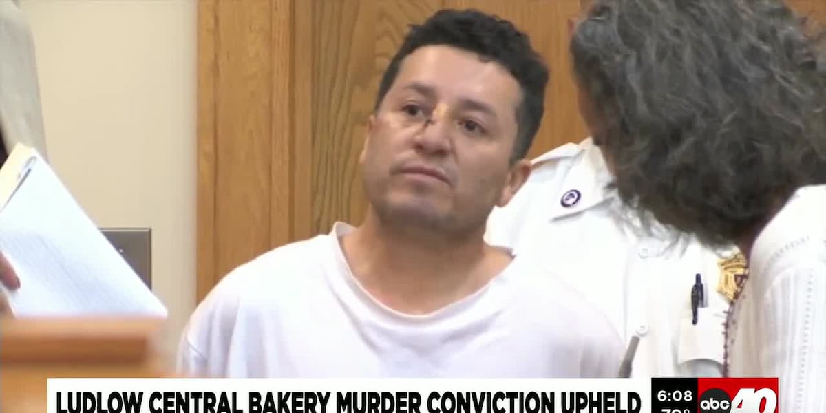 Conviction upheld in 2018 murder of Ludlow Central Bakery owner