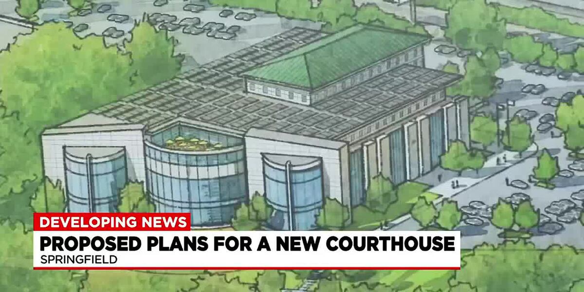 Plans for a proposed for a new courthouse in Springfield unveiled