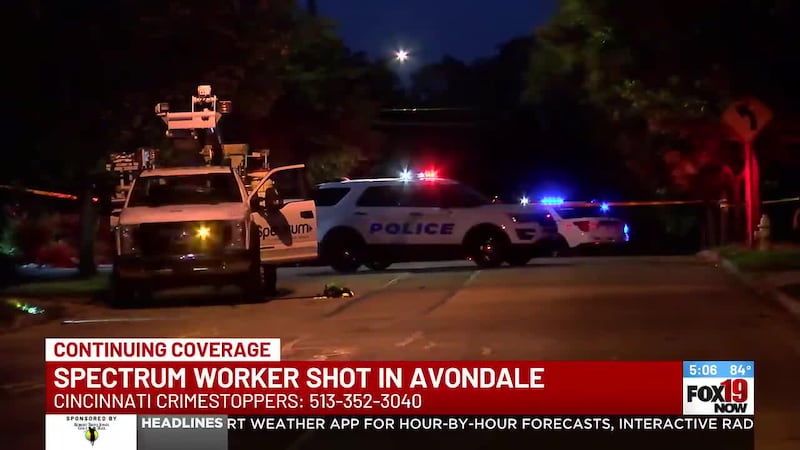 Spectrum worker shot in the neck during robbery in Cincinnati