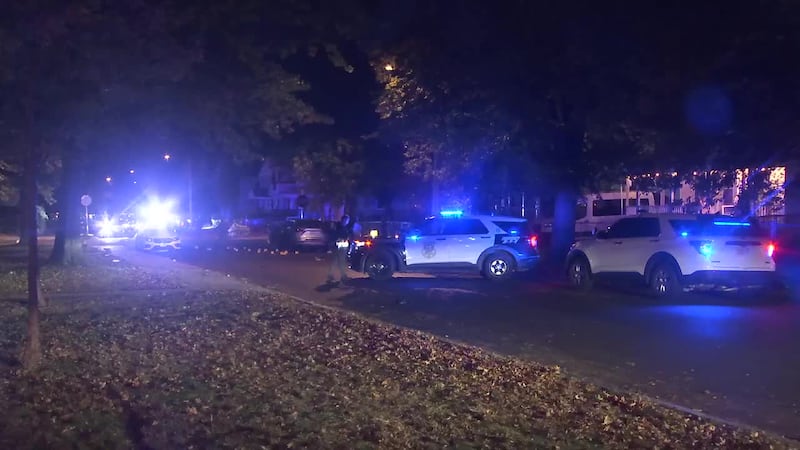 Jefferson Avenue police scene