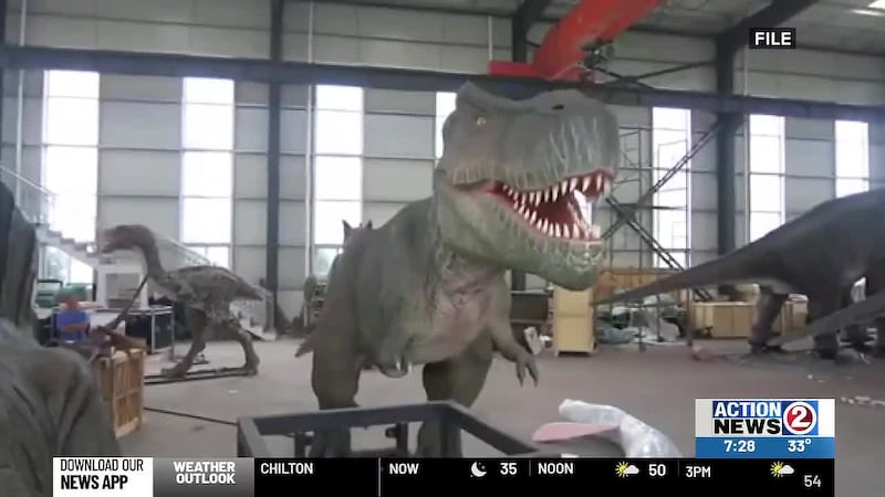 Ranger Harley talks about the one-weekend-only event with dinosaurs and family activities